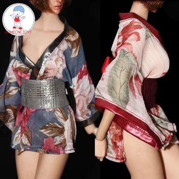 1/6 Moterų trumpą suknelę pink cherry kimono-ultra plonas metalinis tinklelis aukštos ritininės kimono Nustatyti 12 cm Veiksmų Skaičius, TBLeague Įstaiga 