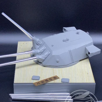1/72 Metalinės Statinės Medinių Denio Takom 0510 Japonijos Yamato Ginklų Bokštelis Modelis