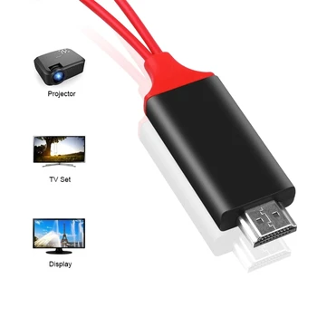 1,8 M Laidas Žaibas į HDMI suderinamus Kabelis Iphone HDMI, HDTV TV Skaitmeninis AV Adapteris, Skirtas 
