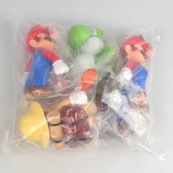 10CM, Super Mario Anime Modelis Lėlės Mario Bros Luigi Yoshi Žaislų Veiksmo Žaislas Pav surinkimo Figūrėlė, Vaikams, Gimtadienio Dovanos 116245