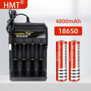 18650 Baterija įkraunama ličio baterija 4800mAh 3.7 V, Li-ion baterija žibintuvėlį, Fakelą 18650 Baterijas GTL EvreFire 81993