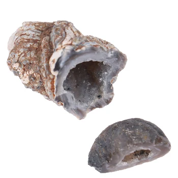 1Pcs Natūralus Agatas Geode Kristalai, Akmenys Amatų Kolekcija Pakabukas Papuošalai Priėmimo 137043