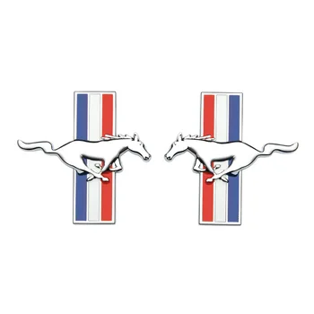 1X 3D Metalo Mustang Automobilių Lipdukai GT Kamieno Logotipas Ženklelis Decal Ford Mondeo MK GT 8.5*8cm