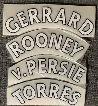 -2017 RONALDO ROONEY Gerrard v. Persie Torres Lampard Nameset Spausdinimo Futbolo Pleistras Ženklelis 96504