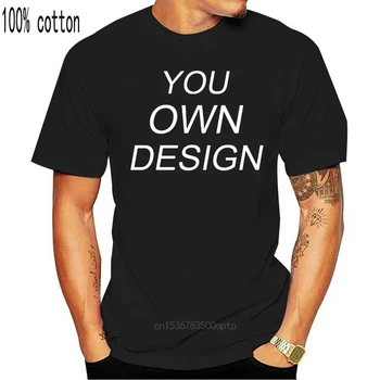 2018 Savo Dizainą, Prekės ženklą, Logotipą ir vaizdo Užsakymą moterų ir Vyrų t-shirt Plius Dydis Marškinėliai Vyrams Drabužius 9 spalvos 53913