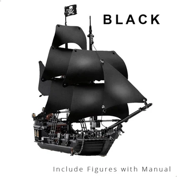 2021 Black Pearl Laivo Piratų Laivuose Karibų Modelio Blokai Suderinama su 4184 4195 Gimtadienio Dovanos Vaikams, Žaislai 15031
