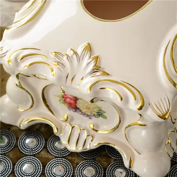 2021 Europos Kelių Audinių Langelį Keramikos Servetėlių Laikiklis Virtuvės Namų Kambarį Stalo Dekoro Tualetinio Popieriaus Laikiklis Laikymo Dėžės 10850