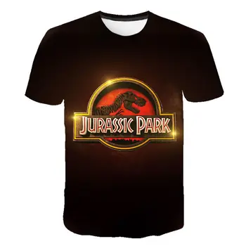 2021 m. Vasarą Naujas Juros periodo Parkas, T-marškinėliai Vyrams, Atsitiktinis Juokinga Viršuje Dinozaurų Pasaulyje 3D Spausdinimo Kasdien Cool O-kaklo Negabaritinių T-shirt110-6XL 42494