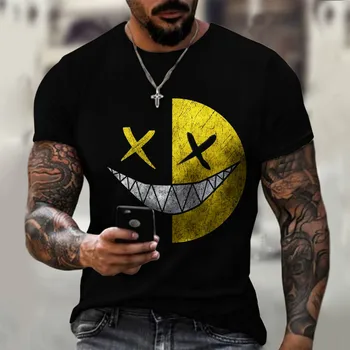 2021 m. Vasarą Naujų XOXO Grafinis t marškinėliai Gatvės mados atsitiktinis sporto marškinius vyras O-Kaklo, negabaritinių marškinėliai vyrams 43965