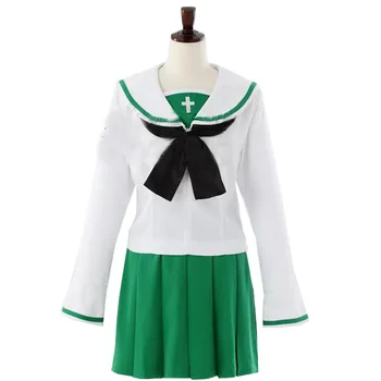 2021 Merginos und Panzer Oarai Mergaičių vidurinės Mokyklos Sailor Mokyklos Vienodos Anime Cosplay Kostiumas 126439