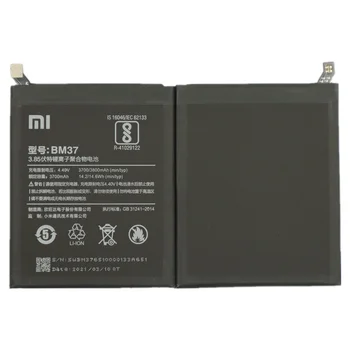 2021 metų xiaomi Originalus Baterijos BM37 3800mAh už Xiaomi Mi 5S Plius MI5S Plus Aukštos Kokybės BM37 Replacment Telefono Baterija 16834