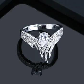 2021 Nauja Asmenybė Mados Sparnuotas Moterų Žiedas Laukinių Paprasta Diamond Mados Žiedas Moterims 118795