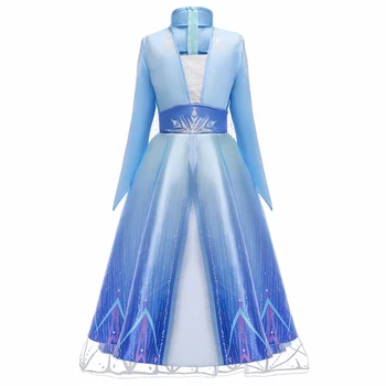 2021 Nauja Elsa Suknelė Mergaitėms Elsa Kostiumai Sniego Karalienė Elza Princesė Ana Šalis Fantasia Vestidos Vaikų Mergaičių Drabužių Rinkinys Dovanų 76421