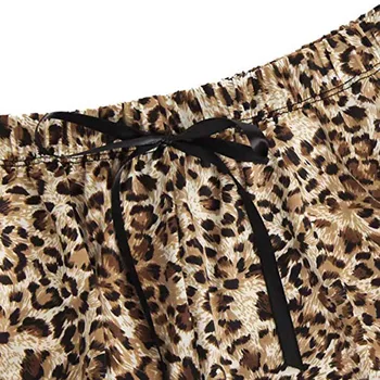 2021 naujas moterų seksuali pižama mados mergaičių mielas nėriniai, leopardas spausdinimui apatiniai ir šortai pižama komplektas Piżama damska 57127
