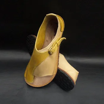 2021 naujas vasaros butas kojų flip-flop mados sandalai moterims butas butas atitikimo spalvos, apvalios galvos bei didelių gabaritų sandalai moterims 98476