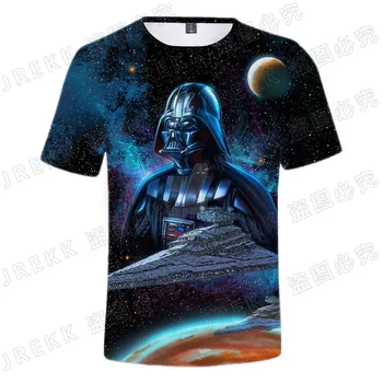 2021 Naują Star Wars Darth Vader 3D Atspausdintas Marškinėliai Vyrams, Moterims, Vaikams, Vasaros Atsitiktinis trumpomis Rankovėmis marškinėlius Streetwear Viršūnes Kietas Tee 82414