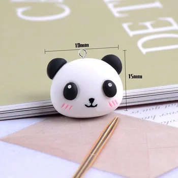 20Pcs Dervos Animacinių filmų Panda Slapukus, Pakabukai, skirta Apyrankės, Karoliai, Auskarai, Papuošalai Priėmimo Priedai 