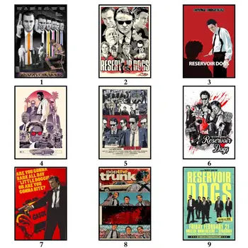22 Dizaino Quentin Filmą Reservoir Dogs Whitepaper Plakatas HomeDecal Tapybos Siena Lipdukas Kavos Namai Baras 168173