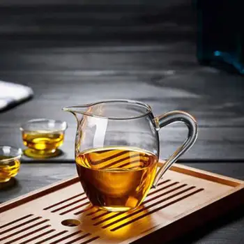 250ml Karščiui Atsparus skaidrus Stiklas Arbatos Puodelio Kung Fu Arbatos Puodeliai Gongdao Taškų Kavos, Arbatos Puodeliai Pieno Teaware Įrankiai 104122