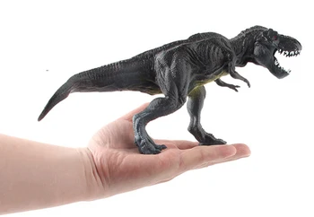 28cm Juoda Pėsčiomis Tyrannosaurus Rex Dinozaurai Gyvūnų Modeliai Vaikams, Žaislai, Dovanos, Dekoracijos Švietimo 90359