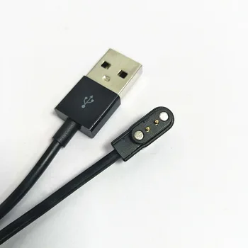 2pin Rankogaliai Įkrovimo Linija Smart Žiūrėti Magnetas Siurbimo Įkrovimo Kabelis 2-pin 2.84 mm USB Power Įkroviklio Laidai Avarinė Apsauga 7381