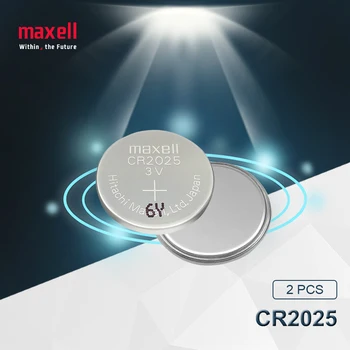 2vnt maxell Originalus cr2025 Mygtuką Cell Baterijos cr 2025 3V Ličio Monetos Baterija Žiūrėti Skaičiuoklė Svoris Masto 154365