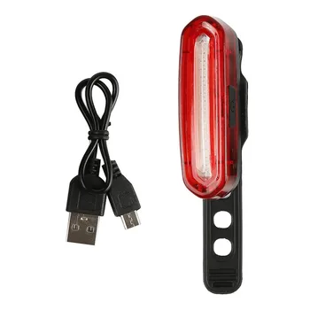 2vnt Vandeniui Dviračio Šviesos Lempos, LED USB Įkrovimo 300 Liumenų Dviračių Žibintai Priekinių Žibintų + Galiniai užpakalinis žibintas, Dviračio Priedai 14525