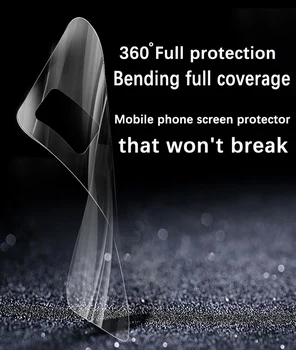 3-in-1 Screen Protector Hidrogelio Plėvelės Samsung Galaxy A50 A51 A50S A71 A80 A90 A70 A70S A40 A41 A30 A31 A30S A20 A21 A21S 38489