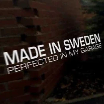 30x8cm Pagaminti Švedijoje puikus garažas, Automobilių Lipdukai PVC Lipdukas Stilius 