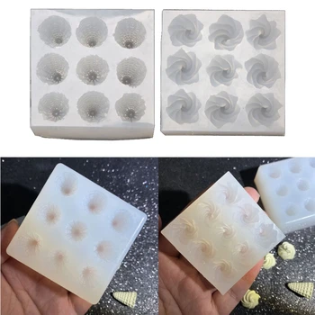 3D Mini Dydžio Ledų Kūgis Keychain Dervos Formų Popsicles Maisto Žaisti Pakabukas Epoksidinės Dervos Pelėsių Papuošalai Formavimo Priemonės 122887