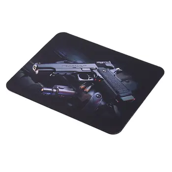3D pistoletas modelį, Modelio Nešiojamas Kompiuteris Anti-SlipMouse Pad Mat Kilimėlis Optinių Pelės Lazerio Vandeniui lentelė kilimėlis 22cm*18cm 106640