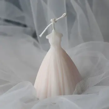 3D Princesė Suknelė, Sijonas Silikono Šokoladas Minkštas Saldainiai Pelėsių Kalėdų Vestuvių Suknelė Dervos Pelėsių Torto Kepimo Įrankiai 103646