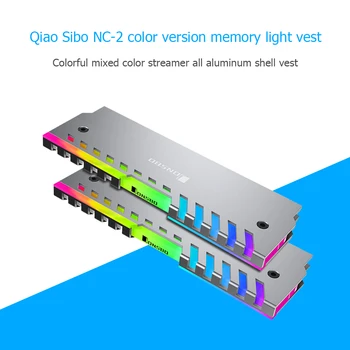 3Pin Atminties Vėsinimo Liemenė Darbalaukio RAM Šilumos Kriaukle RGB Spalvų Kaitos Jonsbo NC-2 2x Namų Kompiuterio Saugumą Dalys