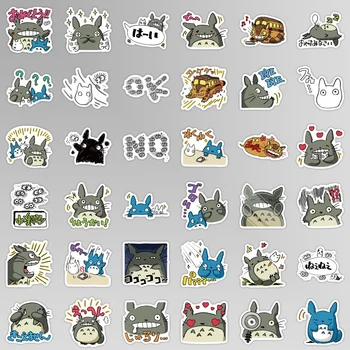 40pcs Vandeniui Animacinių filmų Totoro Spirited Away Mergina Lipdukai Riedlentė Lagaminą Gitara Vaikai Grafiti Lipdukas Vaikams Žaislas