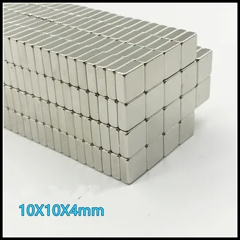 50-200pcs/daug magnetas 10x8x2 10x10x4 N35 Stiprus Aikštėje Retųjų Žemių Magnetas NdFeB 10*8*2 10*10*4 Neodimio Magnetai 10*8*2 10x10x4