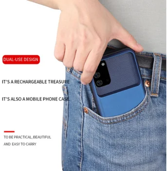 5000mAh Nešiojamų Išmaniųjų Telefonų Energijos Atveju Greito Įkrovimo Samsung Galaxy A51 Naujų Energijos Banko Baterijos Kroviklis Atveju A31 A71 M31