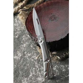 87HB Aukšto kietumo Sulankstomas peilis Nerūdijančio Plieno Išgyvenimo Medžioklės Kempingas, Žvejyba, Alpinizmas peiliukas Kepsnių Peilis