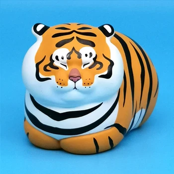 Aklas Lauke Mielas Gyvūnų Anime Pav Riebalų Tigras Emocijų Serijos Mini Pasisekė, Žaislai, Modelį, Little Pet Shop Atsitiktiniai Lėlės, Dovanų Dekoravimas 3600