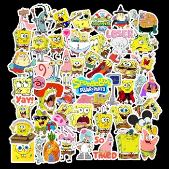 Animacinių Filmų Sponge Bob Gimtadienio Apdaila, Vienkartiniai Indai, Popieriniai Plokštė Taurės Vėliava Mergaitė Berniukas Kūdikio Dušas Šalis, Prekes Vaikams 34954