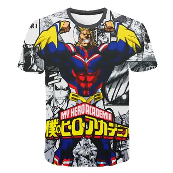 Anime nuevo mi Herojus akademinės bendruomenės Boku no herojus camisas 3D T camisa Hipster Cosplay Unisex camiseta Atsitiktinis chicos Riedlentė Hip-Hop 82132