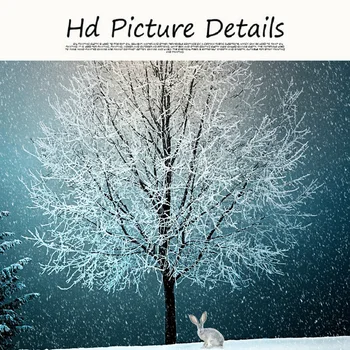 Anime Sniego Arenoje Plakatas Realus Sniego Medis Katytė Dekoracijos Drobės Dekoratyvinis Dažymas Kambarį Studijuoti Meno Apdaila 134375