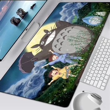 Anime Totoro Pelės Kilimėlių, Kilimų Padas su Pele Kompiuteris Notbook Kilimėlis, Geriausias Žaidimų Kilimėlis Žaidėjus Klaviatūros Nešiojamojo kompiuterio Pelės Kilimėlis dovanų 153118