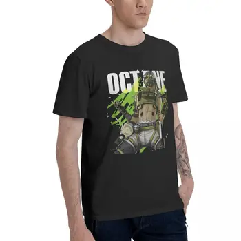 Apex Legendos Oktaninis Legendos vyriški T Shirts Nuostabi Tees Trumpas Rankovės Įgulos Kaklo Marškinėliai Medvilnės Originalus Viršūnės 77286
