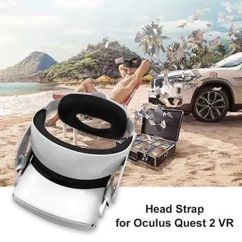 Atnaujinti Reguliuojamas Oculus Quest 2 VR Halo Dirželis Padidinti Remti forcesupport Galvos dirželis Oculus Quest2 Priedai 81941