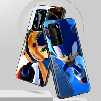 Atveju, Huawei 30 P40 Lite E Y6p P Smart Z Y6 2019 P20 Pro Garbės 8X 9X 20 Minkštas Telefono Dangtelį Funda Maišeliu Viršgarsinio Sonic Žaidimas