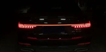 Audi naujas A6 C8 plotis šviesos diodų (Led) Per uodegos šviesos Per šildomos galinės lempos LED posūkio signalo Lemputė modifikuotas, naujas baidymo 89055