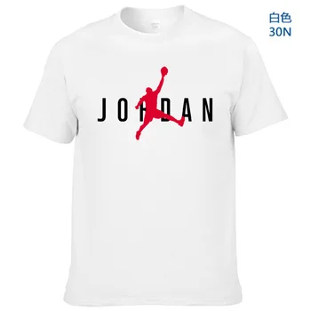 Aukštos kokybės Jordanija-23 T-shirt vyrams spausdinami apvalios kaklo trumparankoviai marškinėliai 2021 nauji Marškinėliai Vyrams, sporto Salė 22493