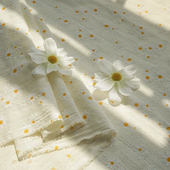 Aukštos kokybės porolono ir medvilnės audinio, Mažai Daisy žakardo tissu Aukštos klasės suknelė namų drabužių medžiaga 160459