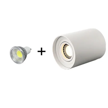 Aukštos Kokybės Sukasi COB LED Downlight Paviršiaus Sumontuoti Lubų lempa 9W 12W 15W Reguliuojamas Vietoje šviesos AC85-265V 168338