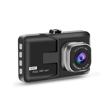 Automobilių DVR 3Inch HD 1080P Dashcam Vaizdo įrašymo Naktinio Matymo Dashcamera Stovėjimo Auto Vaizdo Registratorius Kameros
